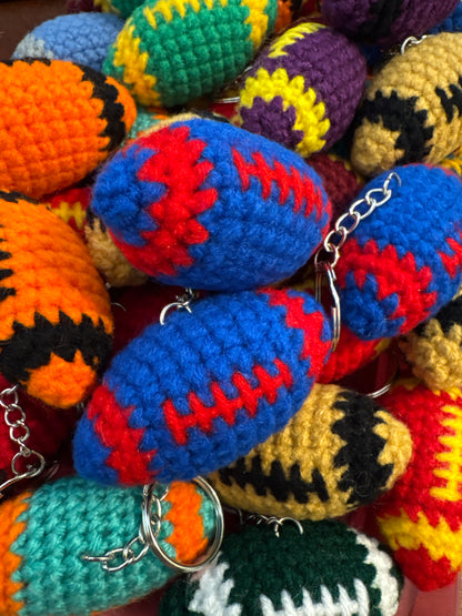 Crochet Football Keychain