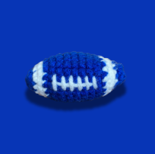 Crochet Football Keychain