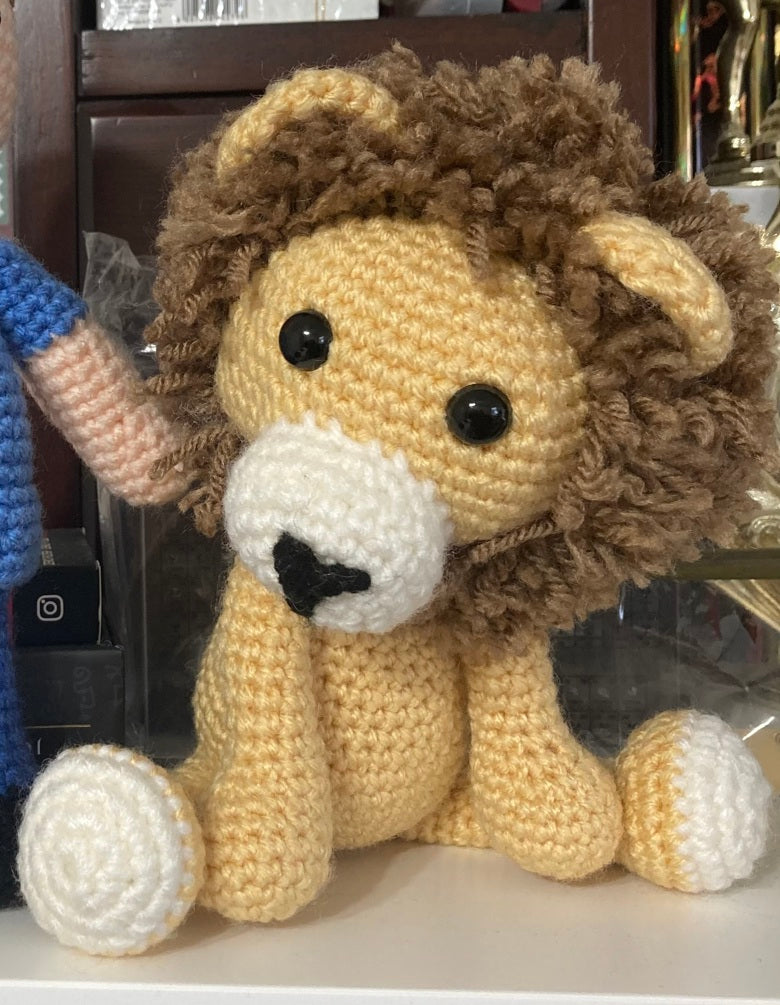 Calvin - Crocheted Lion