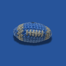 Crochet Football Keychain